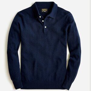 J. Crew Cashmere collared sweater-polo (size L)
